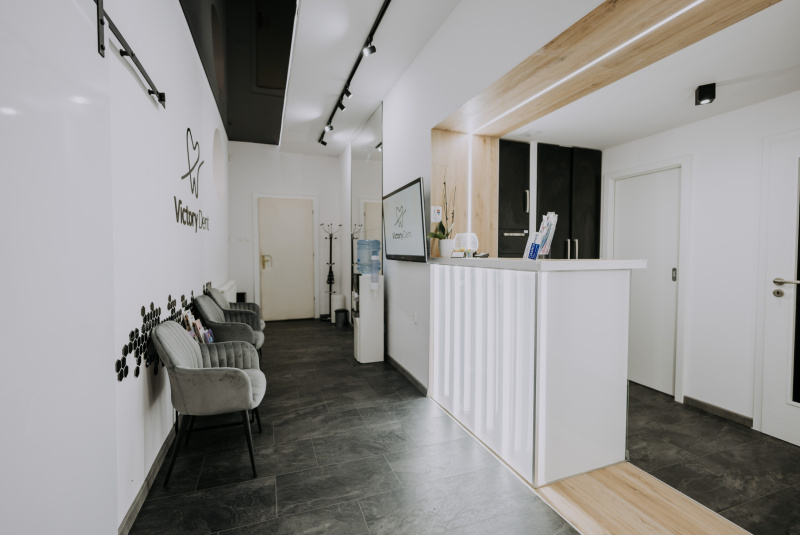 Nové moderné priestory zubnej kliniky, zubnej ambulancie.